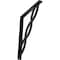 Ekena Millwork Loera Wrought Iron Bracket, (Single center brace), Powder Coated Black 1 1/2"W x 12"D x 15"H BKTM01X12X15SLO - alternate 1